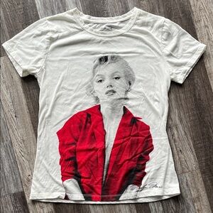 MARILYN MONROE | White Casual T-Shirt